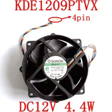 Gratis verzending originele en nieuwe kde1209ptvx 4pin 12 v 4.4 w 90x90x25mm voor sunon pwm maglev koelventilator