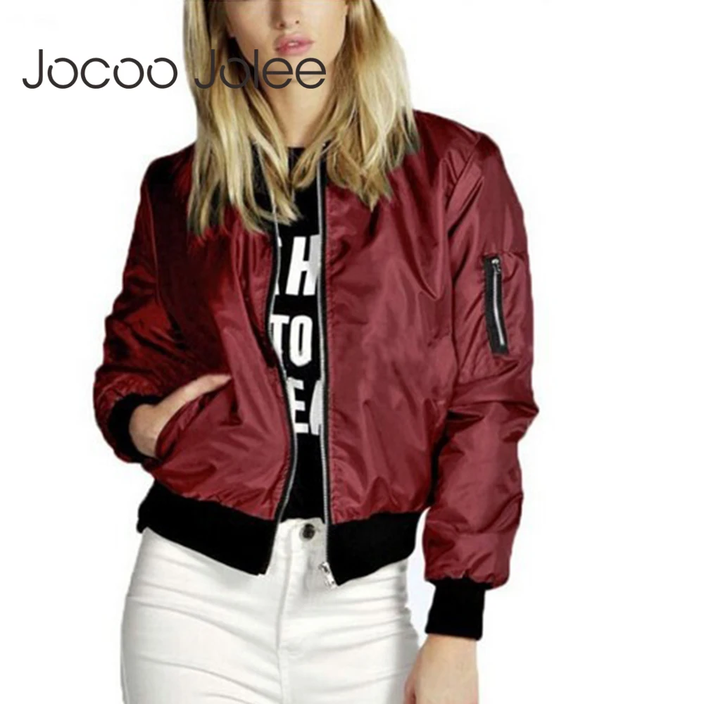 Jocoo Jolee النساء رقيقة جاكيتات أزياء الأساسية منفذها سترة طويلة الأكمام معطف عارضة سترة واقية موقف طوق ضئيلة لباس خارجي Jocoo Jolee النساء رقيقة جاكيتات أزياء الأساسية منفذها سترة طويلة الأكمام معطف عارضة سترة واقية موقف طوق ضئيلة لباس خارجي