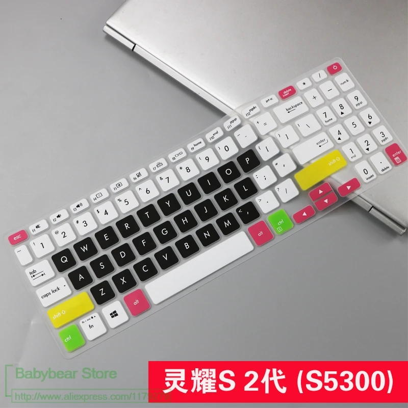 candyblack 15 дюймов для ASUS VivoBook 15 R564UB R564 R564UA R564FA R564U 15,6 дюймов силиконовый защитный чехол для клавиатуры - Цвет: candyblack