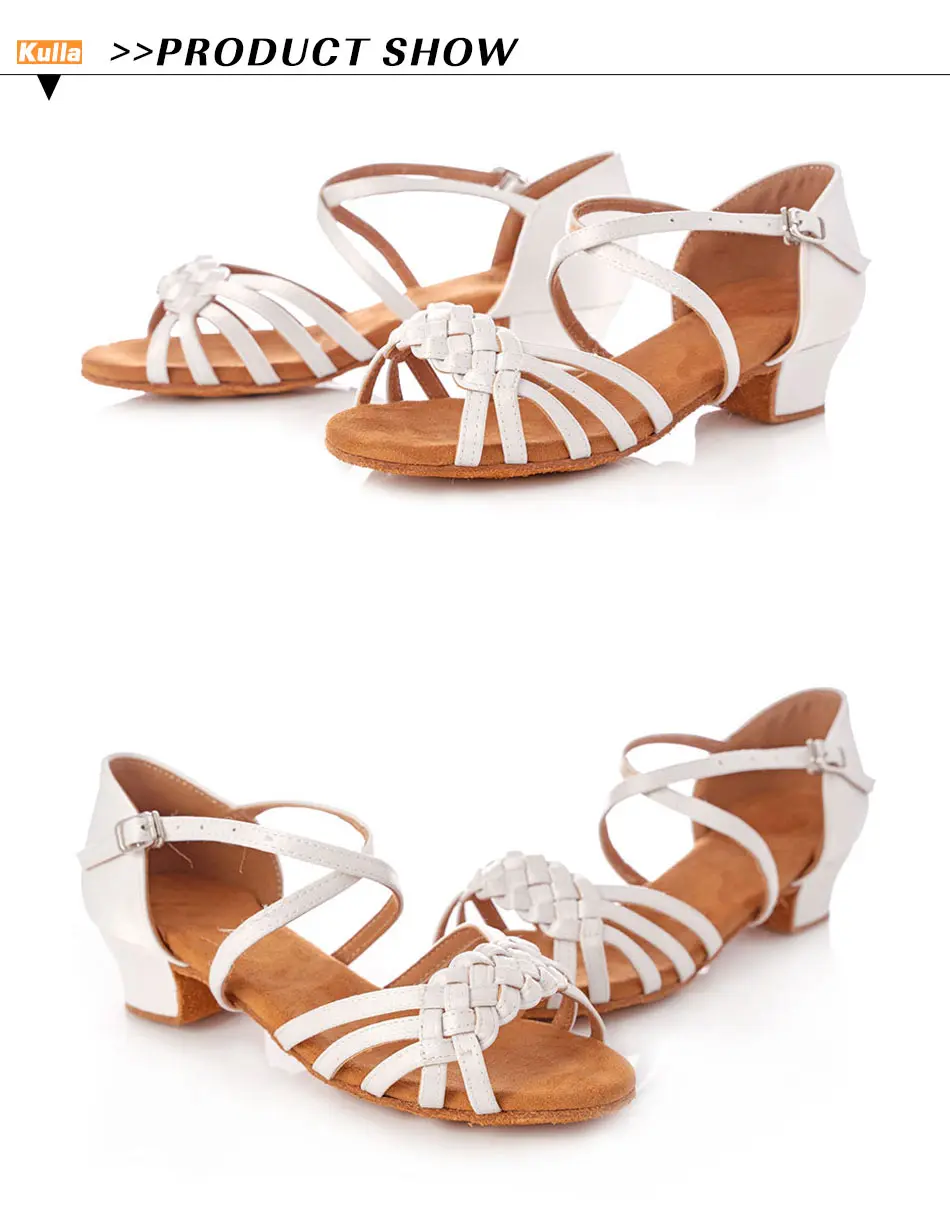 Детская Женская обувь для латинских танцев; обувь для девочек; детская обувь для бальных танцев; обувь для сальсы на низком каблуке; белая танцевальная обувь для танго; ; обувь для латиноамериканских танцев
