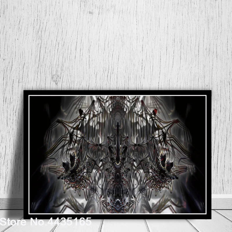 Hr Giger Li II плакат Alien Dark Evil абстрактные плакаты и принты на холсте настенная художественная картина для гостиной домашний декор