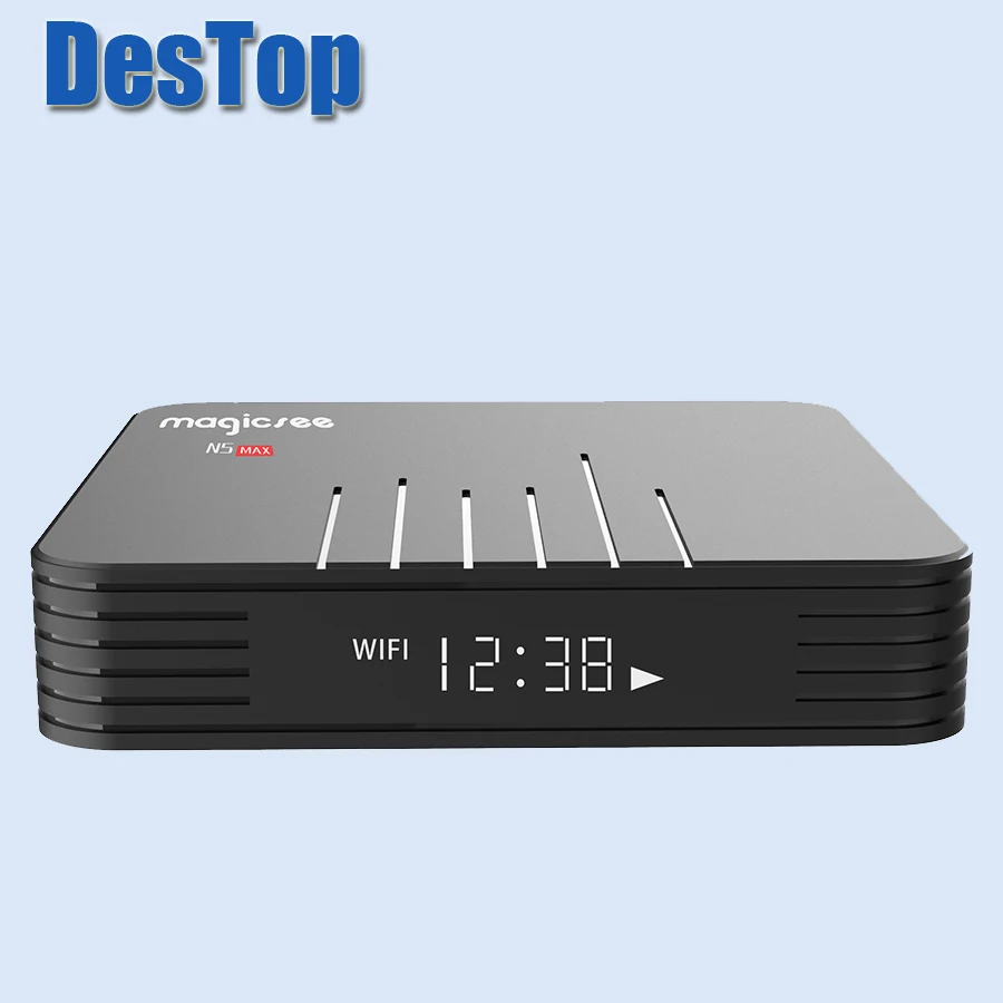 

MAGICSEE N5 MAX Android TV Box Amlogic S905X Android 9.0 4GB RAM 32GB 64GB ROM 2.4G + 5G WiFi 1000Mbps BT4.1 4K Smart TV BOX 2pc