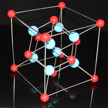 

Calciumfluoride,Fluorspar Calcium fluoride unit cell crystal structure model,CaF2 Inorganic molecular space configuration