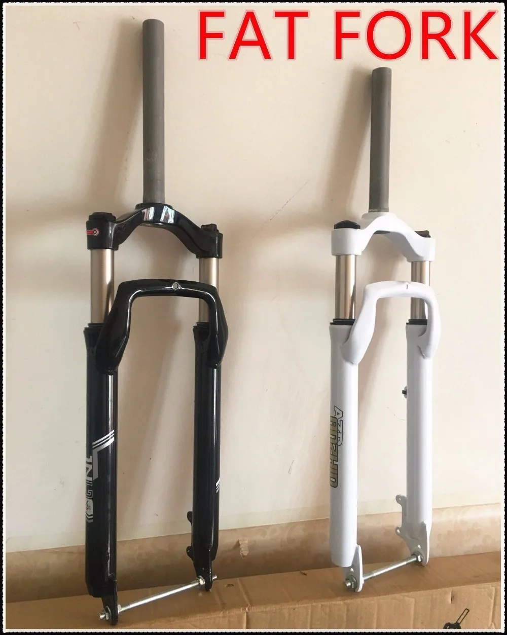 

New-Beach-Snow-20-4-0-Fat-Tires-E-Bike-Bicycle-Spring-Suspension-Travel-Frok