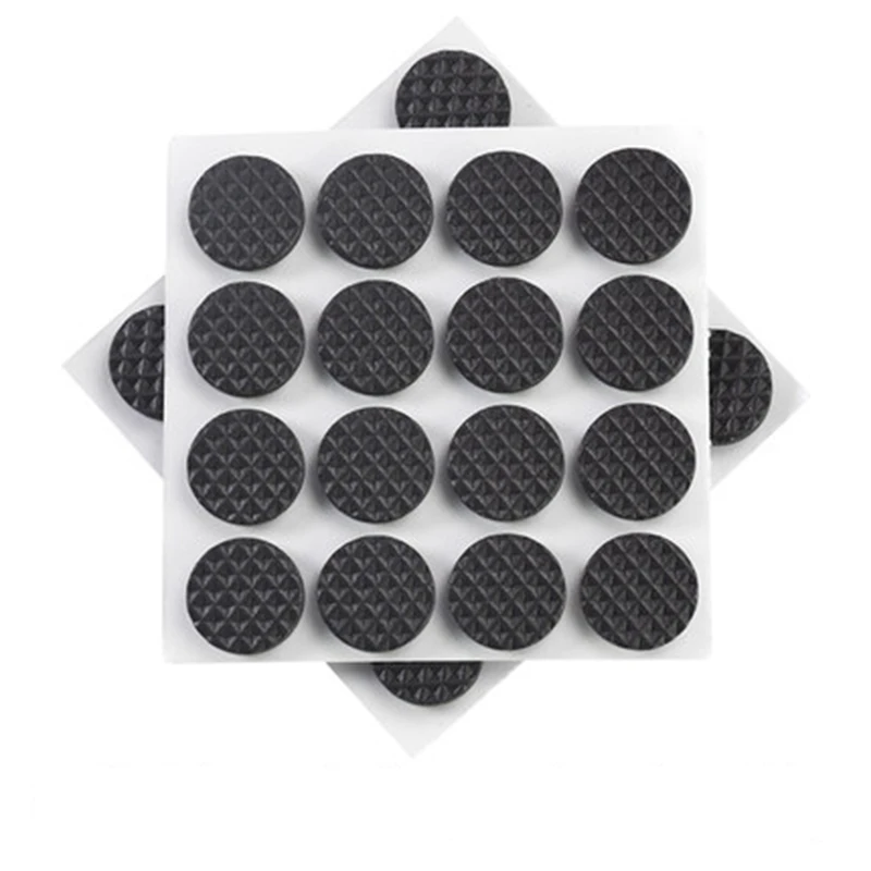 black Westmark 10 non-slip pads / feet diameter 1.5 cm round self-adhesive rubber 69782251