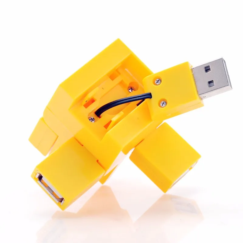 Angala Тянь Новая игрушка кирпич стиль USB HUB разветвитель тащили четыре мульти-интерфейс планшетный компьютер телефона, соединение U диск OTG HUB