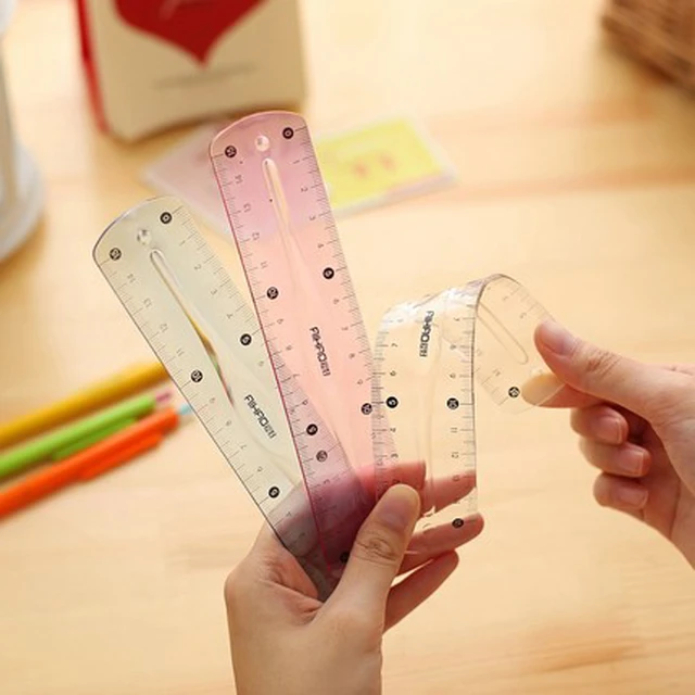 24 Pcs Plastic Rulers,6 Inch Clear Straight Ruler Colored Safety Ruler -  AliExpress