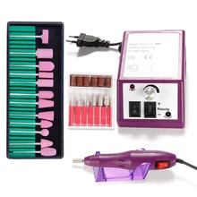 20000 ОБ/мин Электрический аппарат для маникюра, фрезерные сверла, 12 шт., гель для удаления кутикулы, фрезы для маникюра, дрель для ногтей