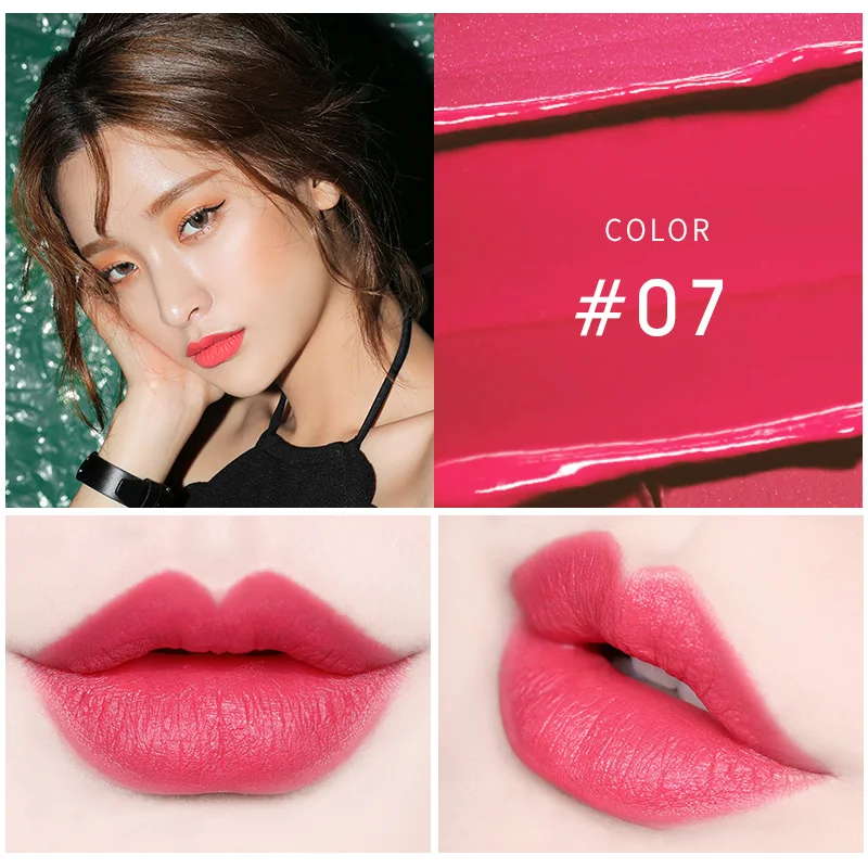 207.41руб. 40% СКИДКА|Красная помада ILISYA, стойкая водостойкая Помада карандаш, сексуальная увлажняющая косметика для губ, профессиональный макияж губ-in Губная помада from Красота и здоровье on AliExpress 