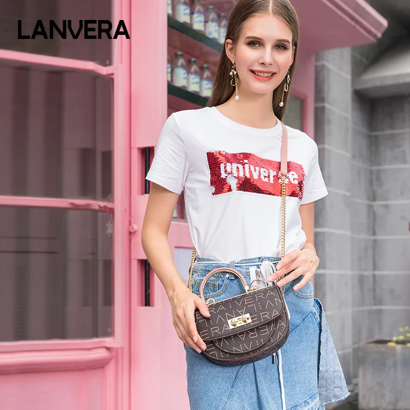 

Female Bag 2019 New Fashion Small Bags Printed Shoulder Backet Diagonal Handbag Trend European and American Simple Handbags