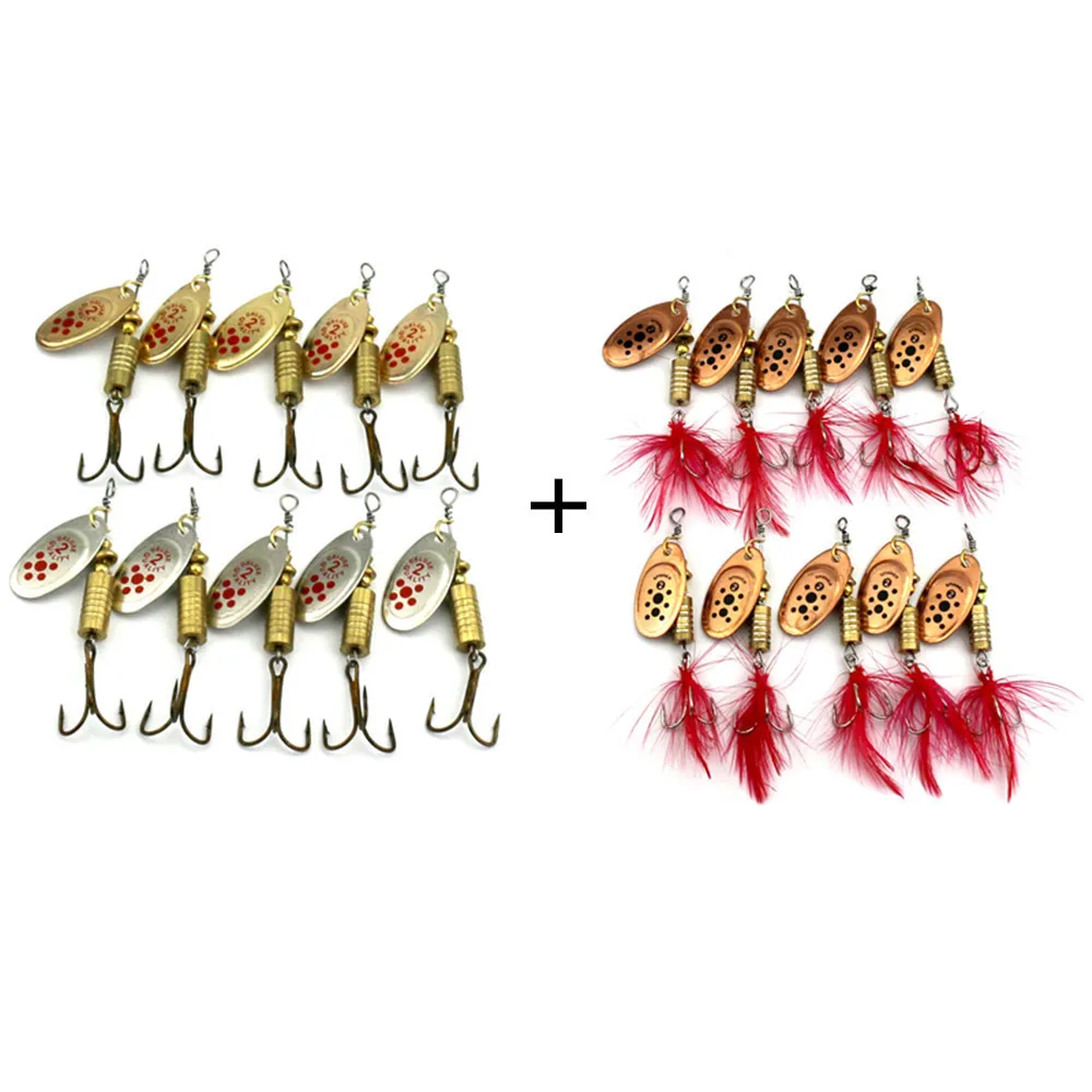 NewArrival20pcsSetSpoonFishingLureIscaArtificialSpinnerbait