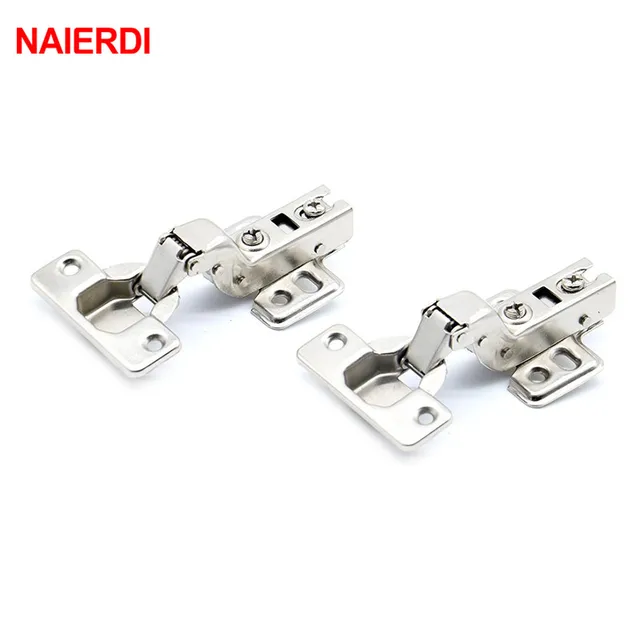 10pcs Naierd C Series Full Size Hinge Iron Door Hydraulic Hinges 10pcs Naierd C Series Full Size Hinge Iron Door Hydraulic Hinges Damper Buffer Soft Close Cabinet Cupboard Furniture Hardware