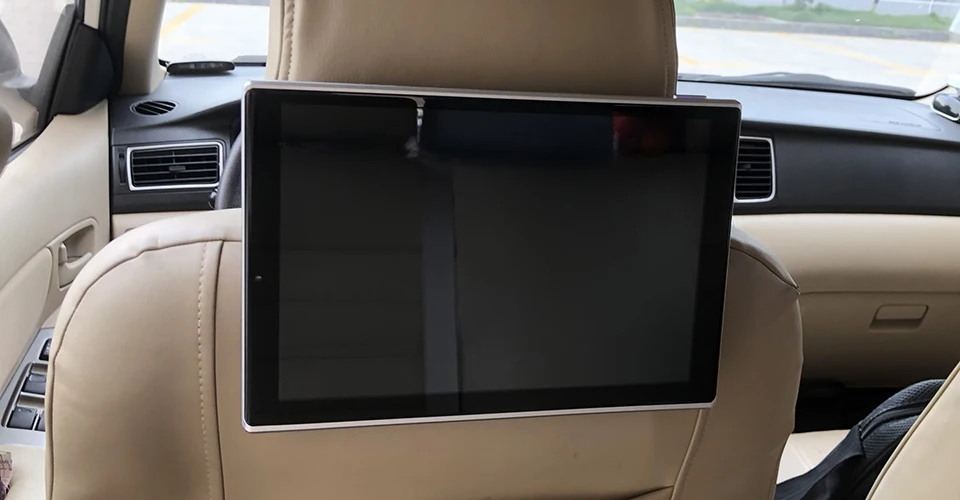 Perfect Car Headrest Monitor DVD Video Player USB LCD Screen Touch Android Rear Seat Entertainment System For Mazda CX-9 11.8 Inch 1
