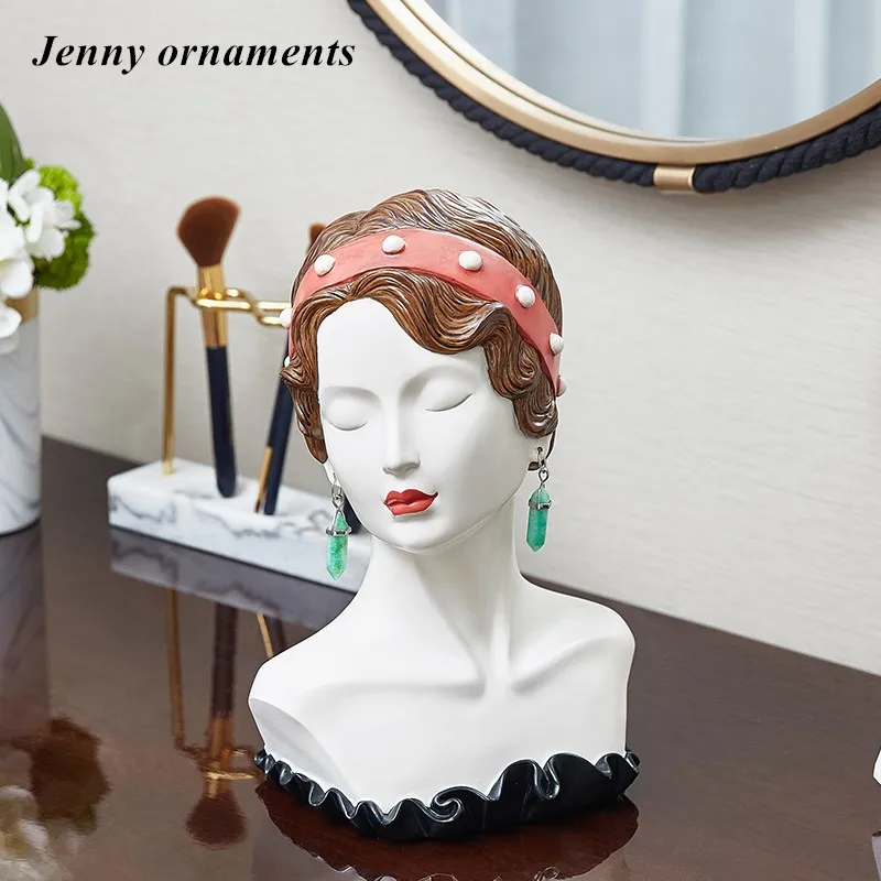 Модные украшения Jenny Lady в скандинавском стиле, декоративные европейские фигурки из смолы, украшения для дома, аксессуары для гостиной