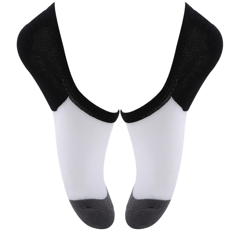Summer Hit Color Personality Wild Boat Socks Glass Thin Transparent Mouth Socks Breathable Invisible Socks Female Sock Slippers