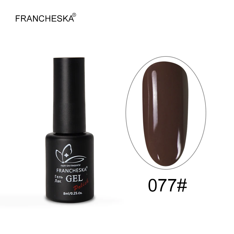 Francheska Гель-лак для ногтей УФ-гель nagels spulletjes gellak Гель-лак nagellak unhas de лак набор цветов nagels nai lart oje - Цвет: gel polish 77