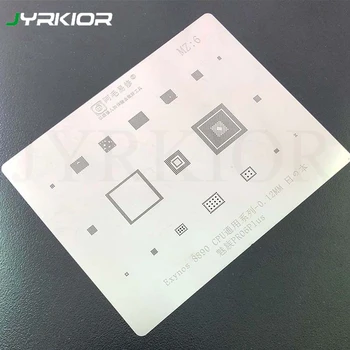 

Jyrkior For Meizu Pro6 Plus 0.12MM Multi-Function Exynos 8890 CPU BGA Reballing Stencil Plant Tin Steel Net