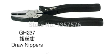 

FREE SHIPPING 1pc/lot GH237 Draw Nippers jewelry gold silver pliers jewelry making tools, Round Nose Plier Black Handle Cutter
