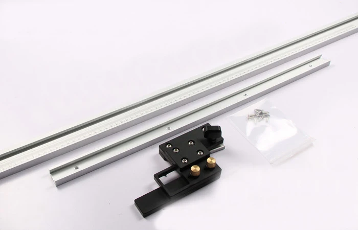Universal Double Layer font b Woodworking b font Track Guide Rail with Stop for Electric Circular