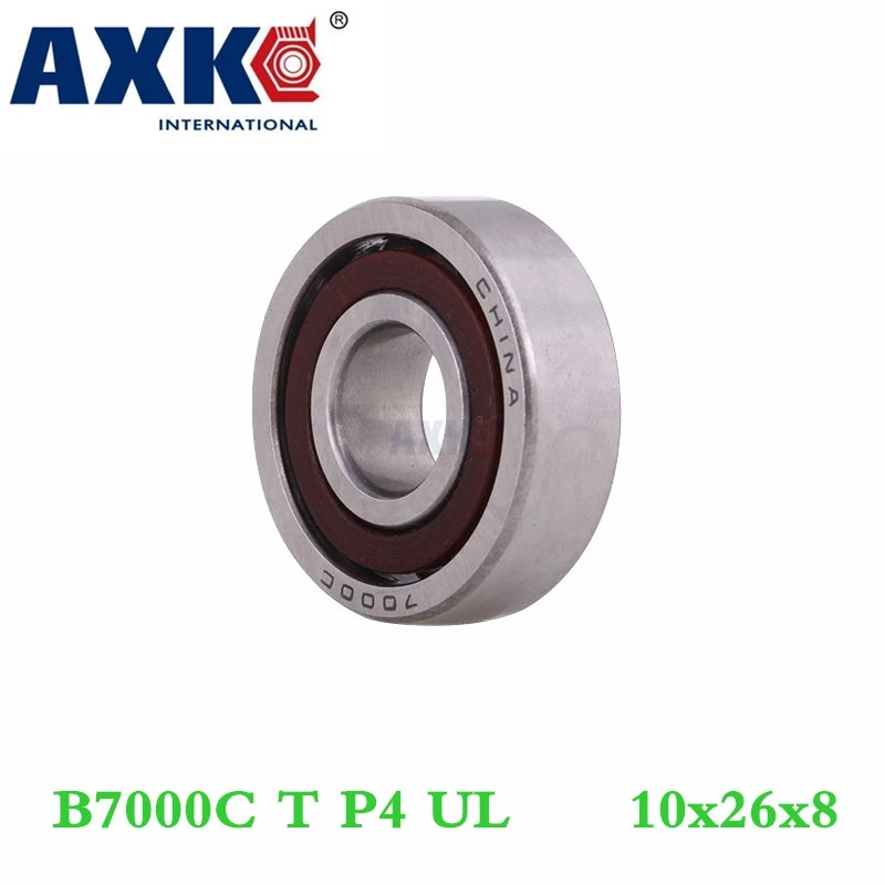 Axk 1 шт. 7000 7000c B7000c T P4 Ul 10x26x8 Радиально упорные контактные подшипники шпинделя с