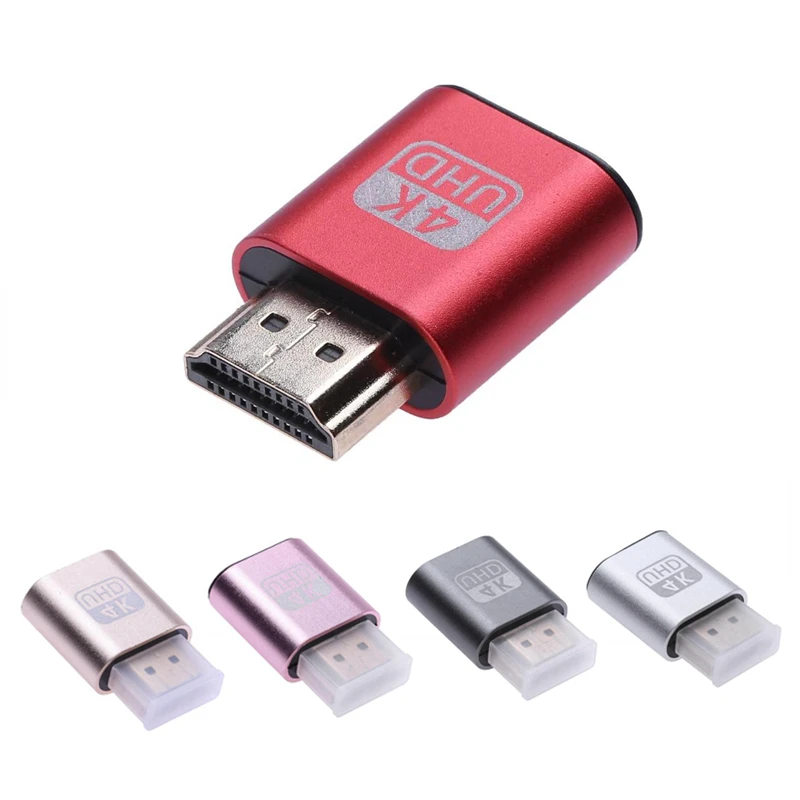 Адаптер Виртуального дисплея VGA HDMI DDC EDID пустышка Безголовый эмулятор