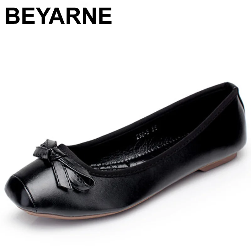 ballerina square toe flats