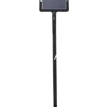 Для Ipad 2/3/4/air/pro 9,7 дюймов tablet Черный безопасности пол выставочная стойка киоск стоял поддержка с замком anti-theft корпус