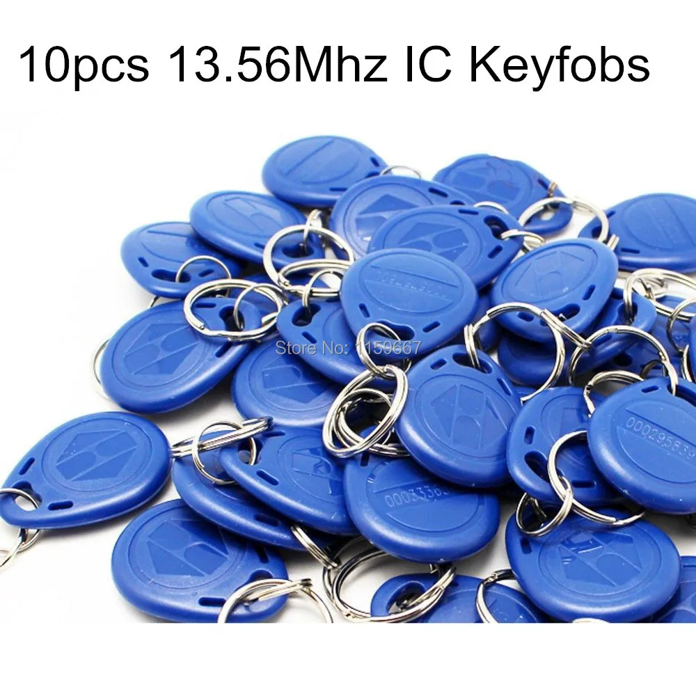 Free shipping 10pcs 13.56 Mhz IC Keytags Door Access Control IC