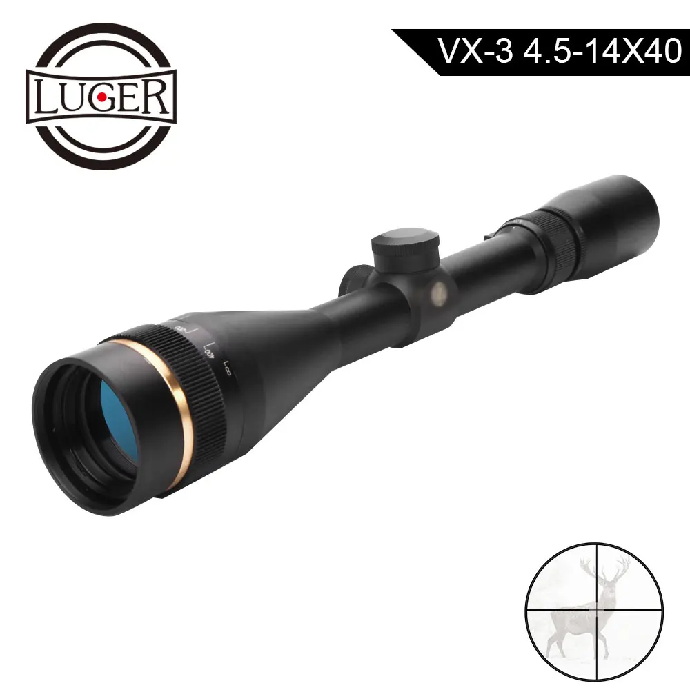 LUGER VX-3 4,5-14x40 Jagd Optic Anblick Umfang Taktische Duplex Absehen Zielfernrohre Sniper Airsoft Air Gun Gewehr umfang LUGER VX-3 4,5-14x40 Jagd Optic Anblick Umfang Taktische Duplex Absehen Zielfernrohre Sniper Airsoft Air Gun Gewehr umfang