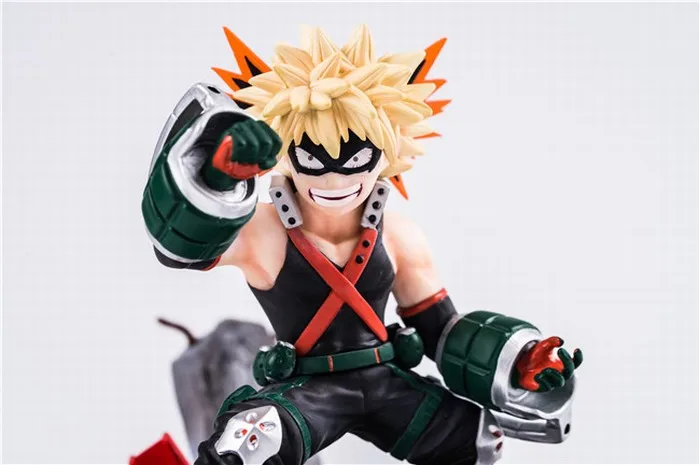 Аниме Моя геройская Академия Boku no Hero Akademia Izuku Midoriya/Katsuki Bakugou ПВХ экшн фигурка стенд