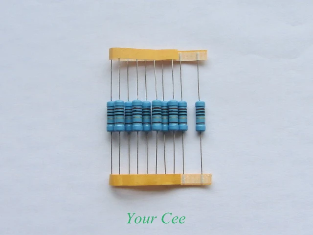 

10pcs 47 ohm 47R 1% Tolerance Precision Metal Film Resistors 3W, 3 Watts RoHS Lead Free