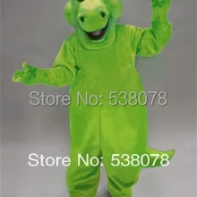 Светло-зеленый Dino Маскоты костюм для взрослых Размеры мультфильм костюмы персонажа производительности для партии Карнавал Cosply деятельности sw764