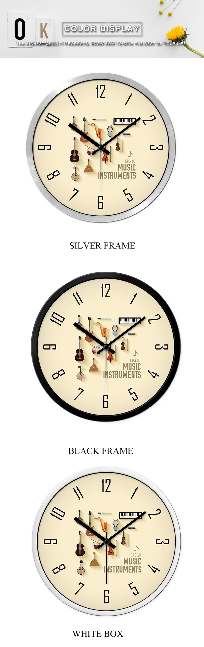 3d clock wall clock home (8)