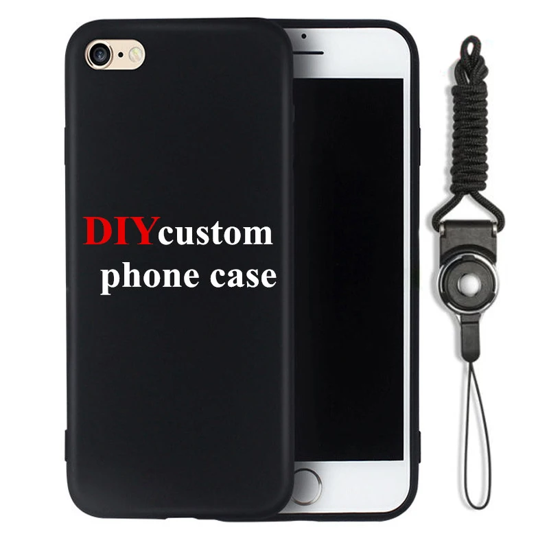 

Personal Customization Design Phone Case Printed Coque for Apple iphone X 6 6S 8 7 Plus 5 5S DIY Photo Soft Silicone Back Cover