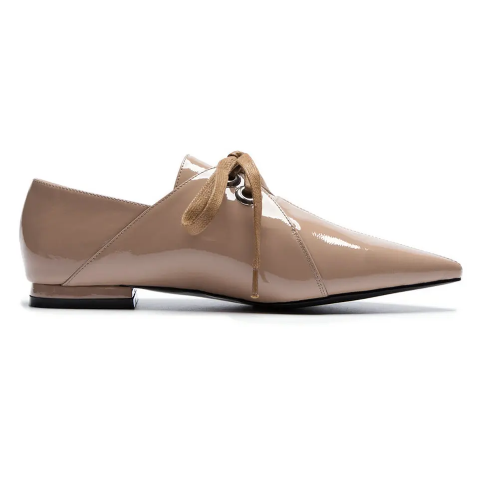 Pu Papillon noeud De Verni Femme En Noir Nude Talons 3 Appartements Plat Orteil 9 Cuir Eshtonshero Femmes Mariage Pointu Chaussures Dames Taille noir qSVUzMpG