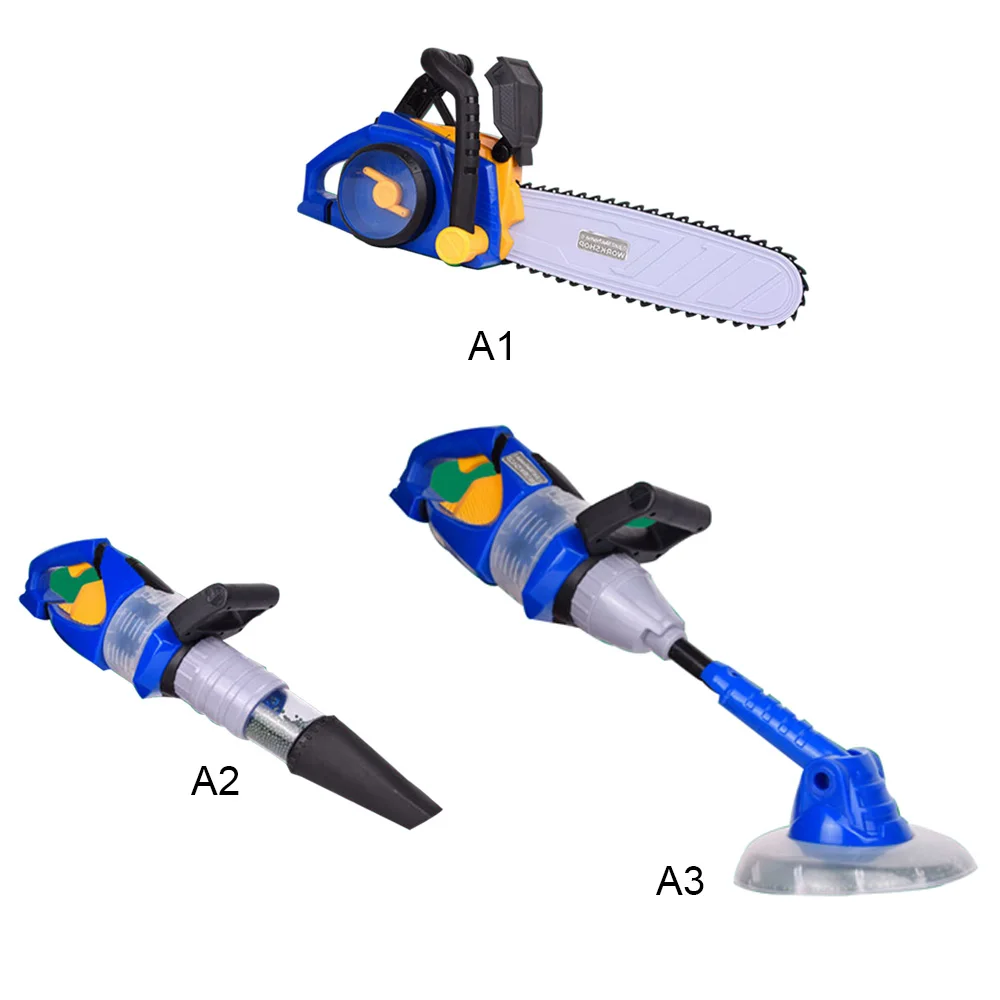 KidsPower Chainsaw Play Set Boys Pretend Play Toy Electric saw Outdoor