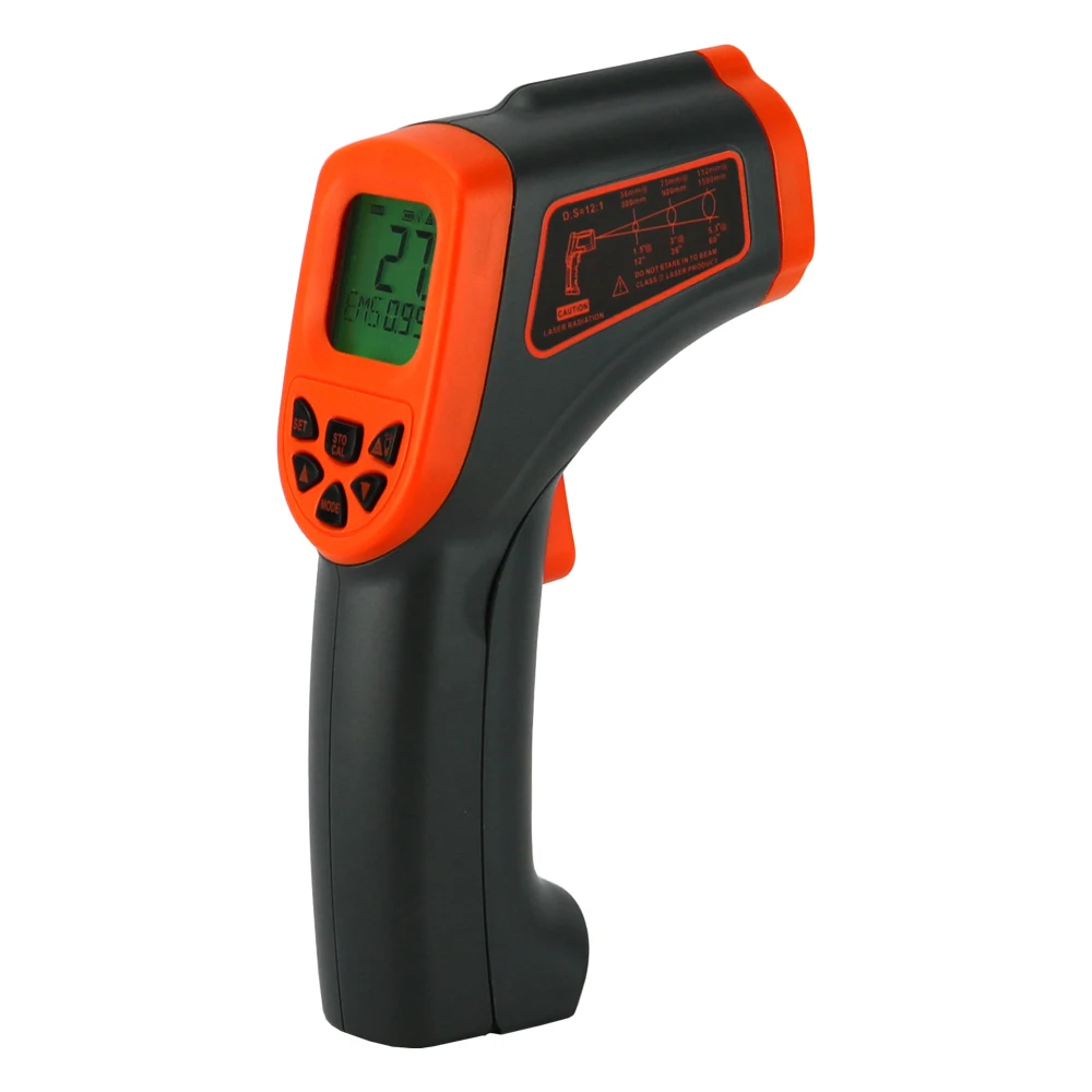 SMART SENSOR -32 to 800 C (-26 to 1472 F)Non-Contact laser IR Temperature Gun Pyrometer meter Digital Infrared Thermometer