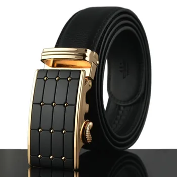 

Men Belt 2019 High Quality Cowhide Retro Buckle Belt Fashion Casual Genuine Leather New Design Belt Automatic Buckle Belts
