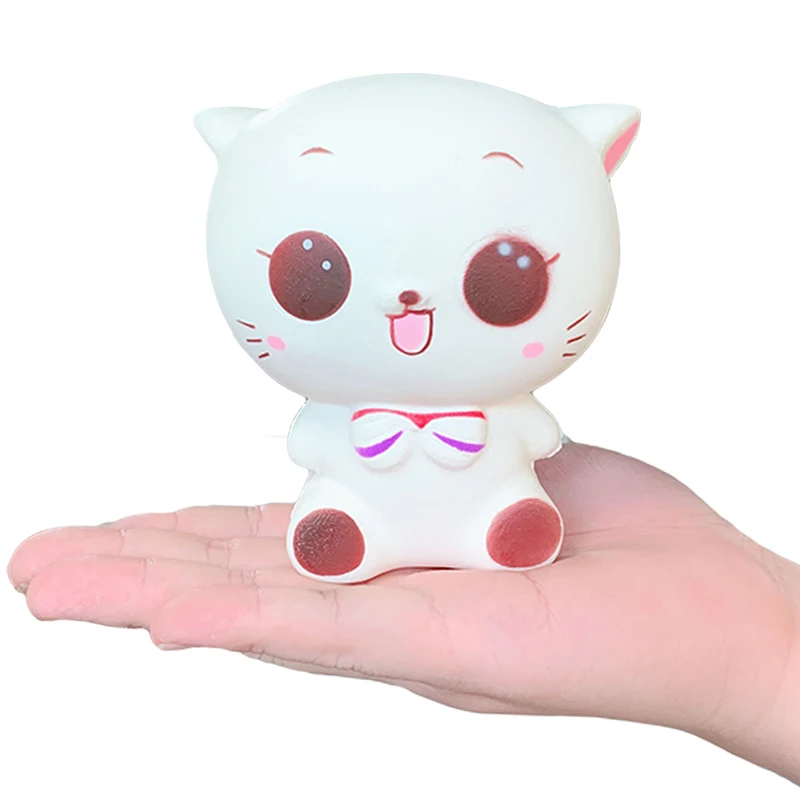 

Jumbo Cute Cat Squishy Cartoon Doll Squeeze Toys Slow Rising Soft Cream Scented Stress Relief Original Package Kid Baby Gift Toy