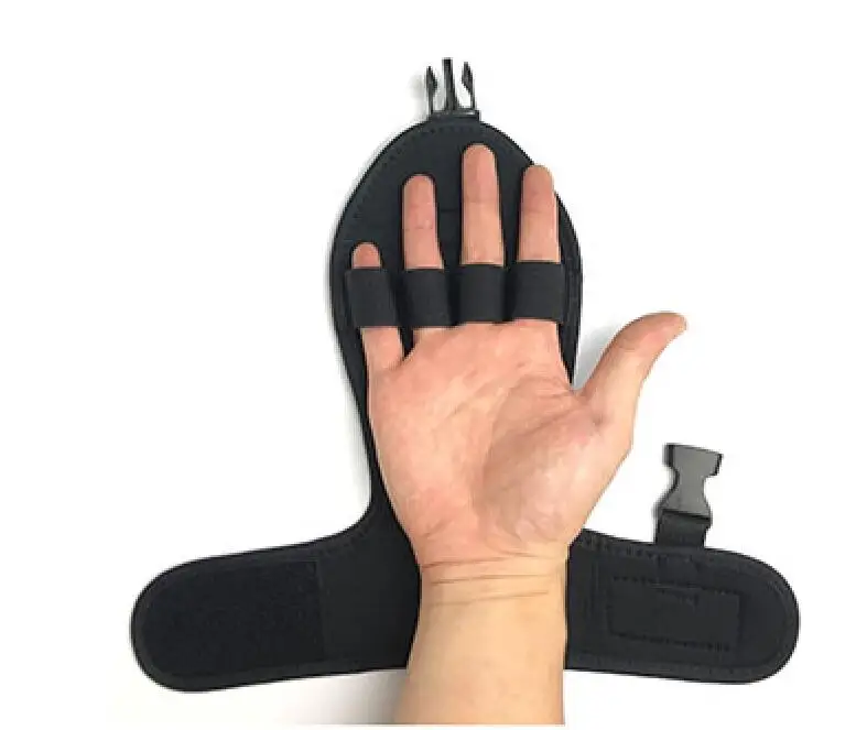 HANRIVER 1PC Rehabilitation Hand Brace Gloves Help stroke or Finger weakness patient to hold the handle of Physiotherapy Bike images - 6