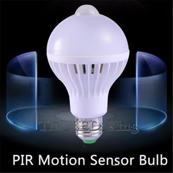 

LED PIR Motion Sensor Lamp 12W 7W 9W 220V LED E27 Bulb Auto Smart Infrared Body Sound+Motion Sensor Light 3W 5W 7W Lampada Bulb