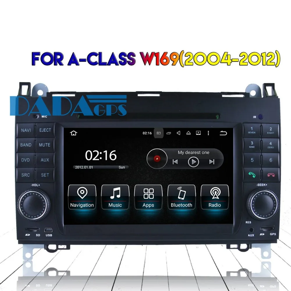 Best Android 8.0 7.1 Car Radio DVD Player GPS Unit for MERCEDES-BENZ A-class W135 B-class W245 Viano Vito Sprinter Stereo Multimedia 0