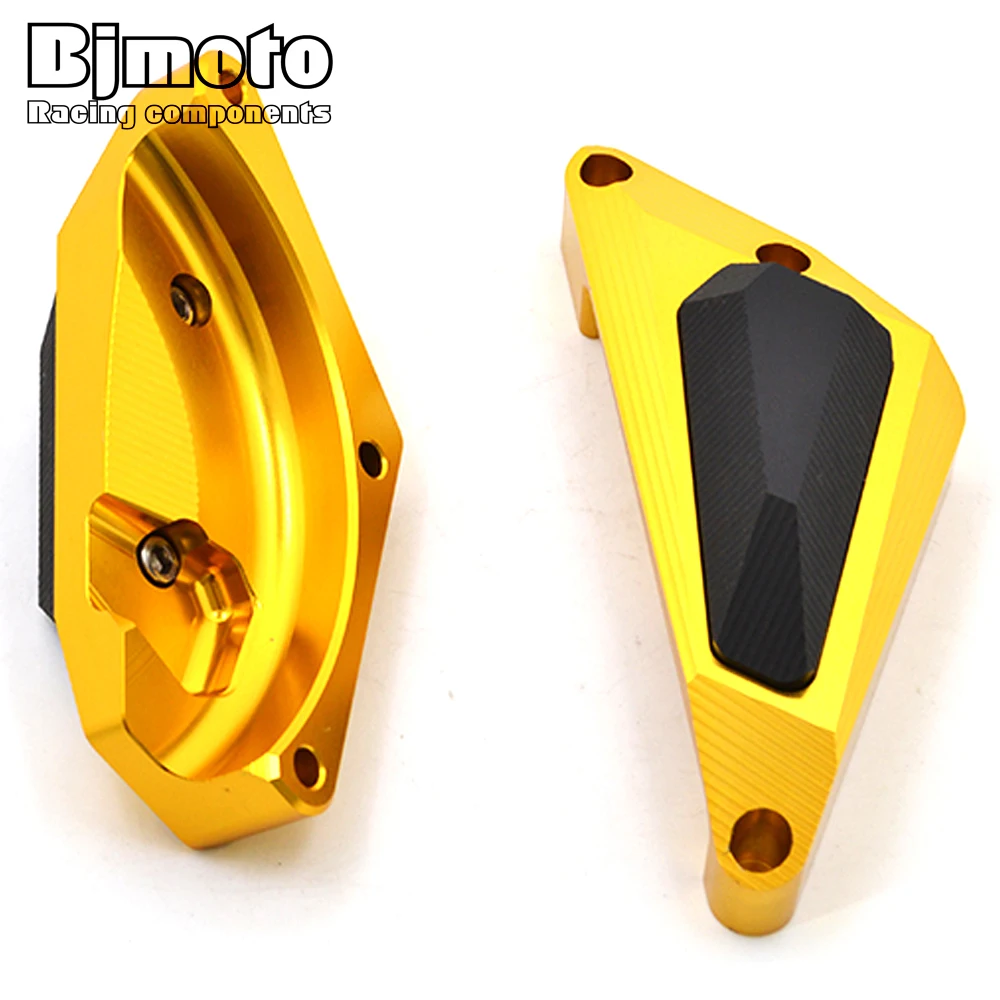 BJMOTO MT07 FZ07 2017 CNC защита двигателя боковая статор крышка Краш протектор колодки для