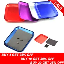 1pcs New Aluminium Screw Tray with Magnetic for RC Model font b Phone b font Repair