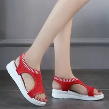 new women sandals casual flat platform summer shoes women comfortable breathable sandals beach shoes big size 35-45 timetang new 2018 summer shoes women sandals flat platform shoes sweet women s beach sandals thick sole big size 43 c187