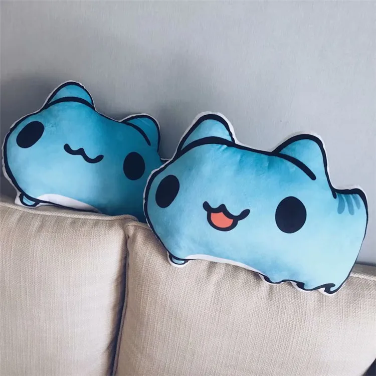 Аниме мягкая подушка Bugcat Capoo косплей синий кот милые плюшевые игрушки украшение дома подушка
