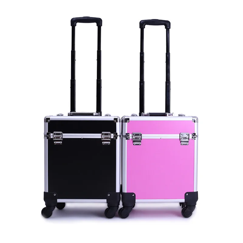 Professional Makeup Case Pvc Aluminum 