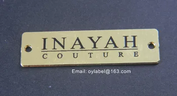 

OEM Garment labels metal labels