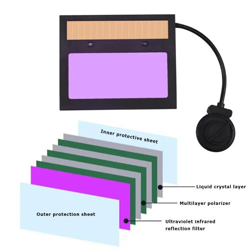 Мульти-функциональный автоматический Солнечный затемняющий шлем линзы очки маска автоматические фильтры предотвращают сильный свет