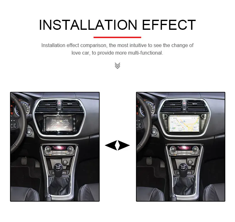 Best TOPBSNA Android 9.0 2 Din Car DVD Player For Suzuki SX4 S-Cross 2014 2015 2016 GPS Multimedia Navigation Bluetooth Video Stereo 11